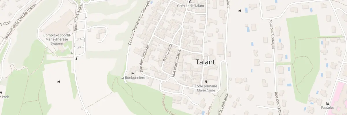 Plan du 22 Rue Notre Dame à Talant