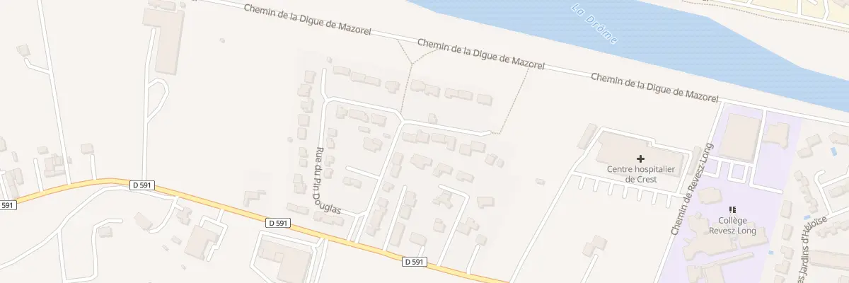 Plan du 18 Rue du Pin Argenté à Crest