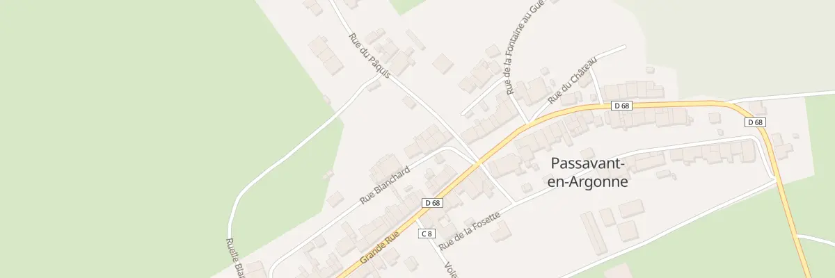 Plan du 6 Rue Blanchard à Passavant-en-Argonne