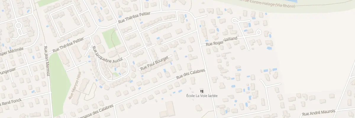 Plan du 58 Rue Paul Bourget à Meyzieu