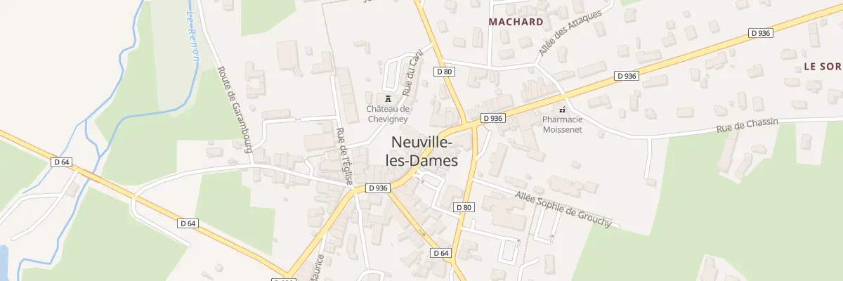 Plan du 245 Gr Grande Rue à Neuville-les-Dames