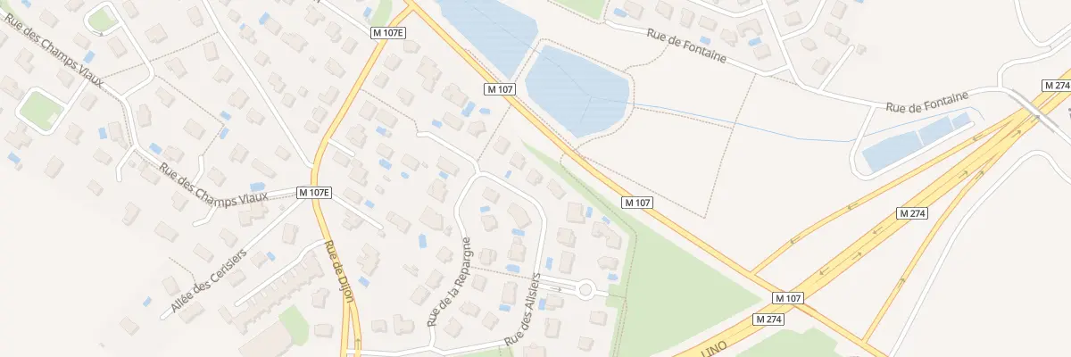 Plan du 26 Rue des Alisiers à Daix