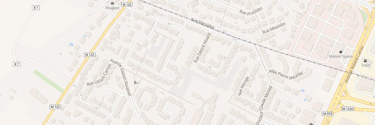 Plan du 14 Rue Desiré Nisard à Marsannay-la-Côte