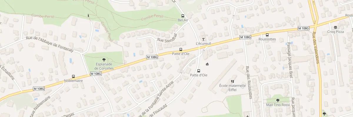Plan du 5 Rte de Corcelles à Dijon