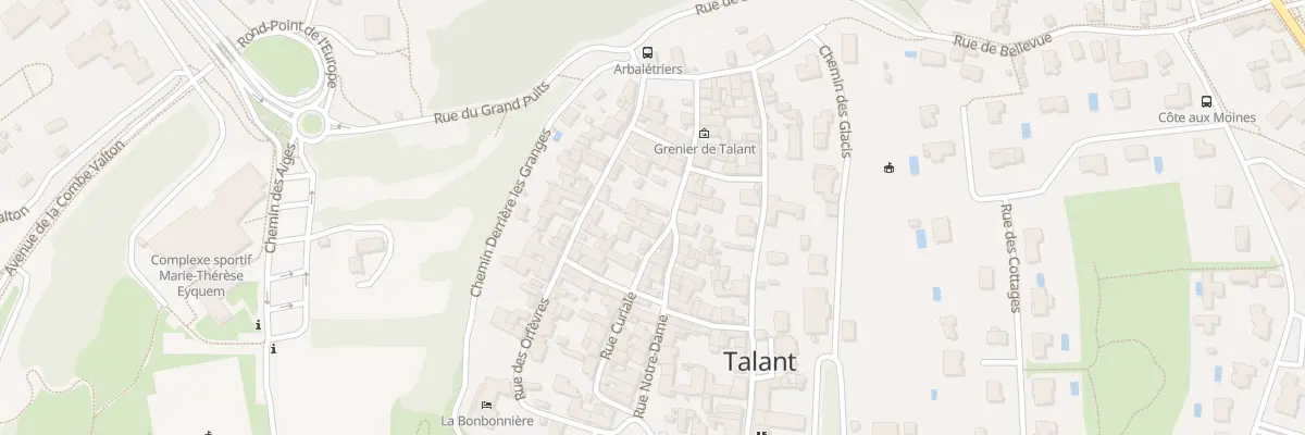 Plan du 8 Rue Notre Dame à Talant