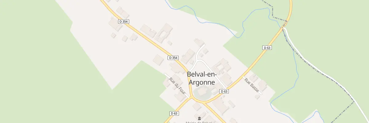 Plan du 5023 Le Village à Belval-en-Argonne