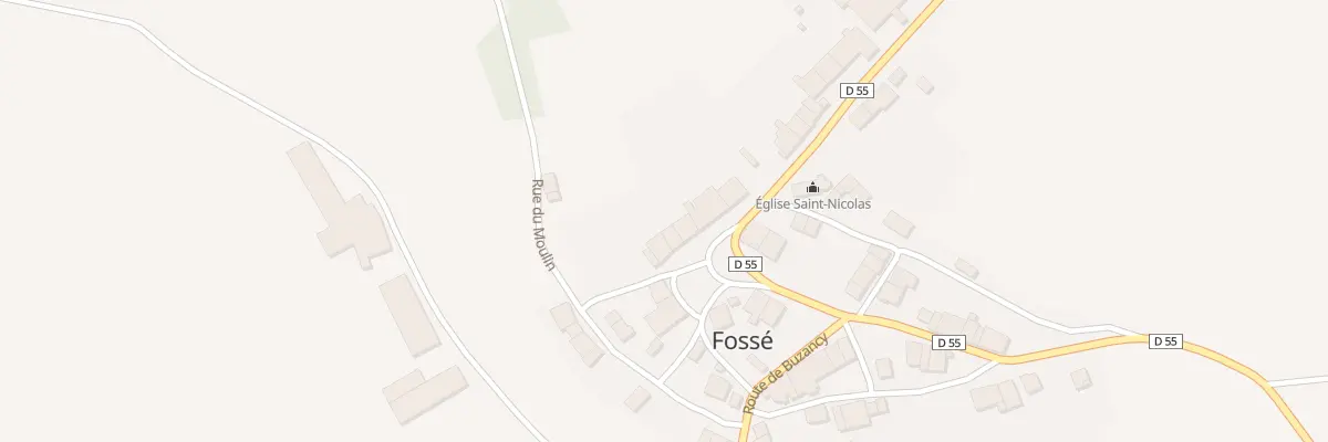 Plan du 3 Rte de Belval à Fossé