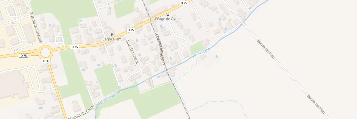 Plan du 932 Rte du Peage à Oytier-Saint-Oblas