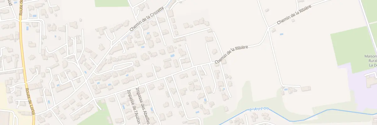 Plan du 329 Che de la Ribière à Monteux