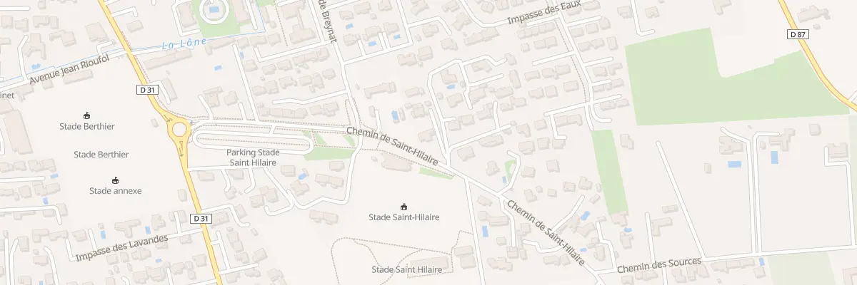 Plan du 335 Che de St Hilaire à Monteux