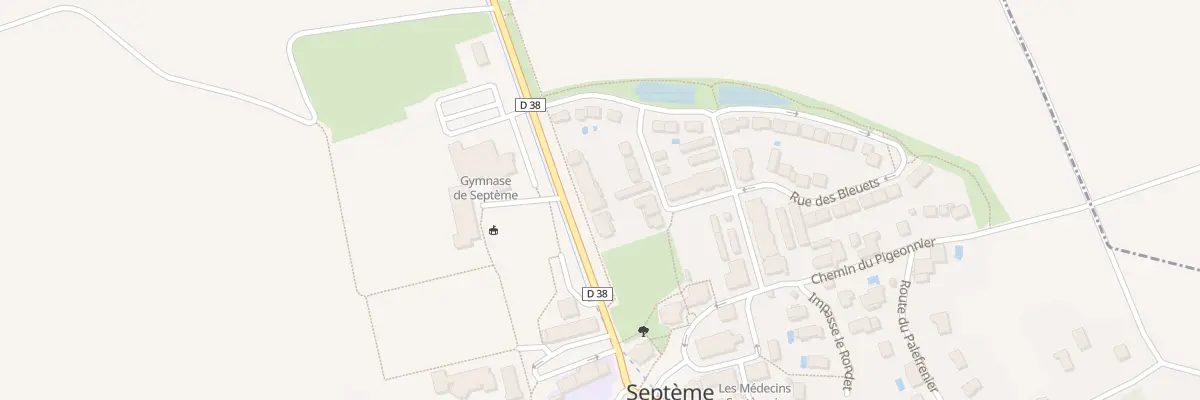 Plan du 188 Rte de la Pivollée à Septème