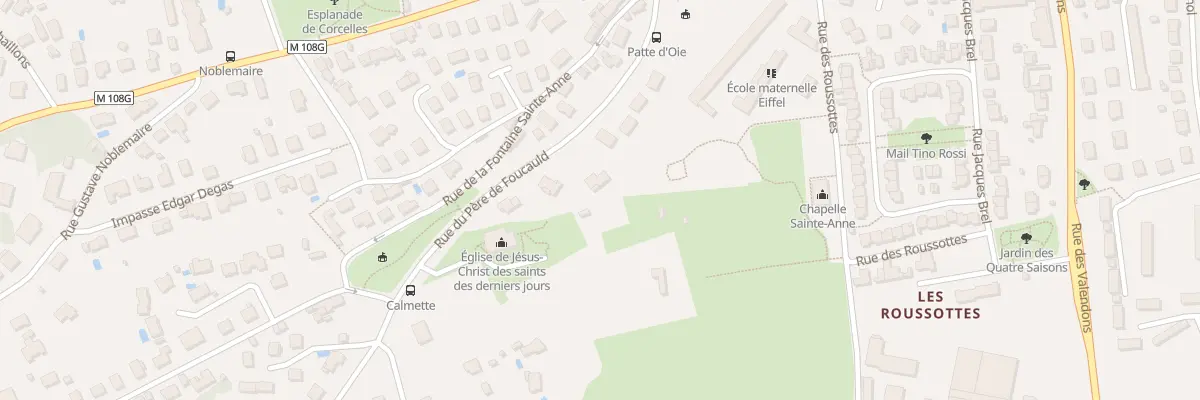 Plan du 11 Rue du Père de Foucauld à Dijon