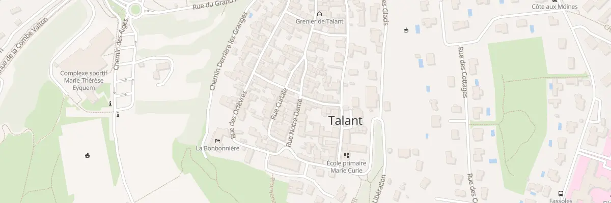 Plan du 23 Rue Notre Dame à Talant