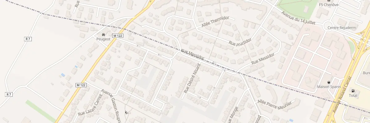 Plan du 65 Rue Docteur Claude Monod à Marsannay-la-Côte