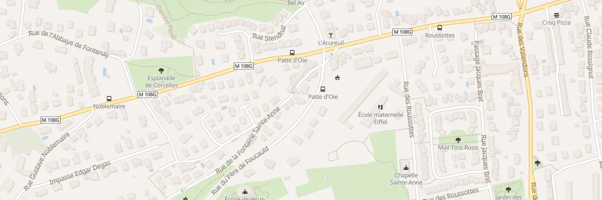 Plan du 5 Rue de la Fontaine Sainte-Anne à Dijon