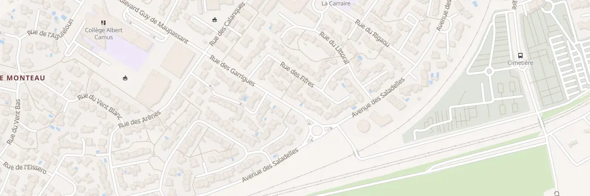 Plan du 211 Rue des Garrigues à Miramas