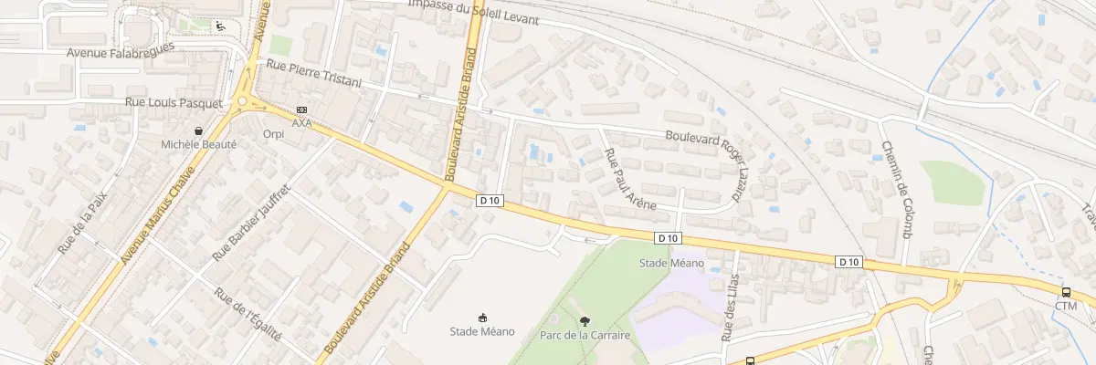 Plan du 47A Av Jean Moulin à Miramas