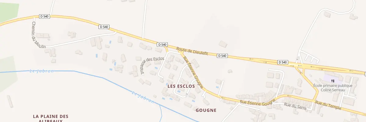 Plan du 10 Lot Lotissement Le Jabron au Poët-Laval