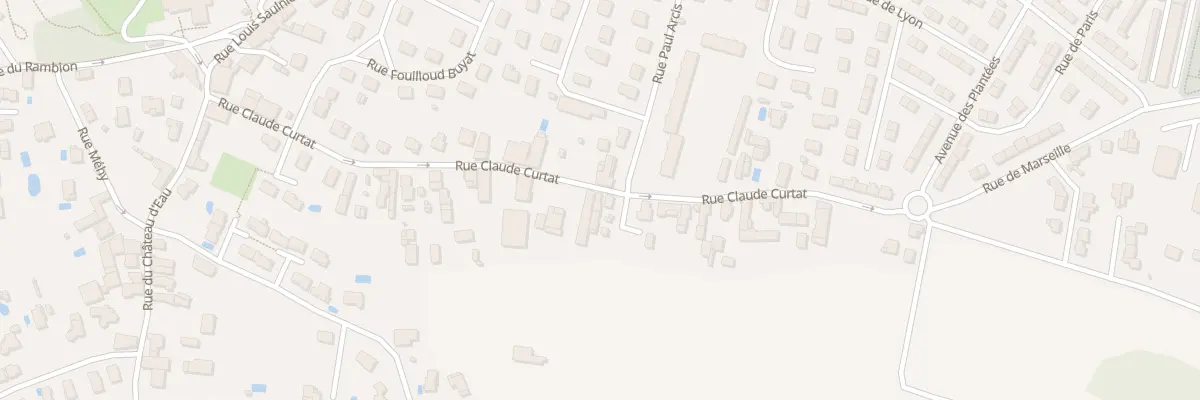 Plan du 20 Rue Claude Curtat à Meyzieu