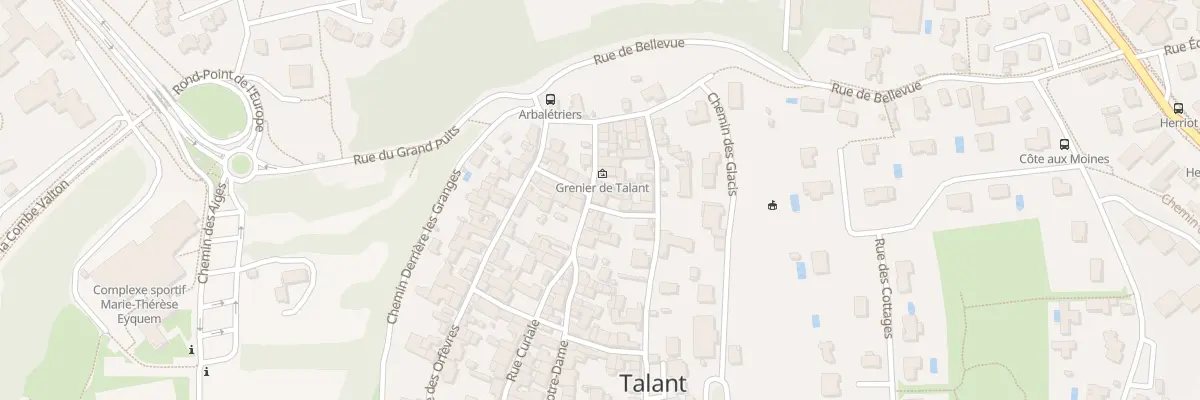 Plan du 6 Rue Traversière à Talant