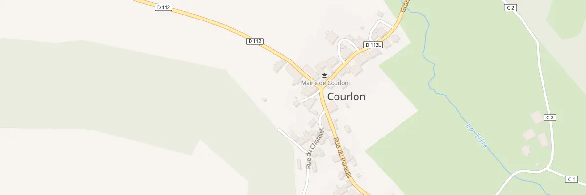 Plan du 6 Imp du Lavoir à Courlon