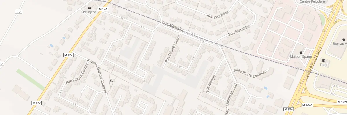 Plan du 9 Rue Desiré Nisard à Marsannay-la-Côte
