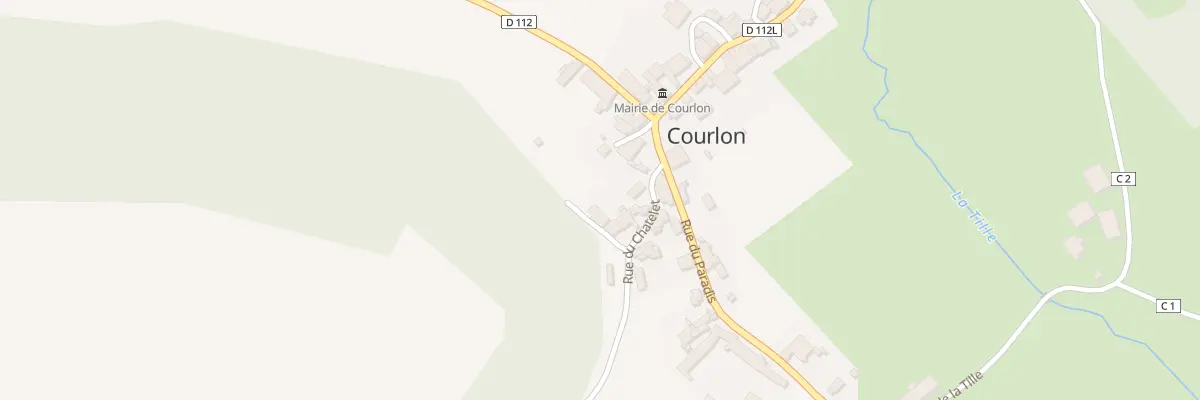Plan du 6 Rue du Chatelet à Courlon