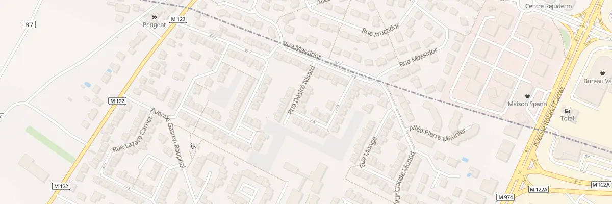 Plan du 7 Rue Desiré Nisard à Marsannay-la-Côte