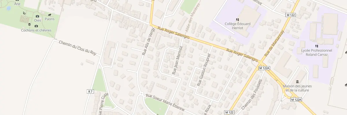Plan du 19 Rue Jean Mermoz à Chenôve