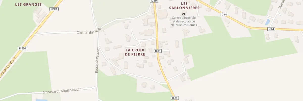 Plan du 302 Rue de la Dombes à Neuville-les-Dames
