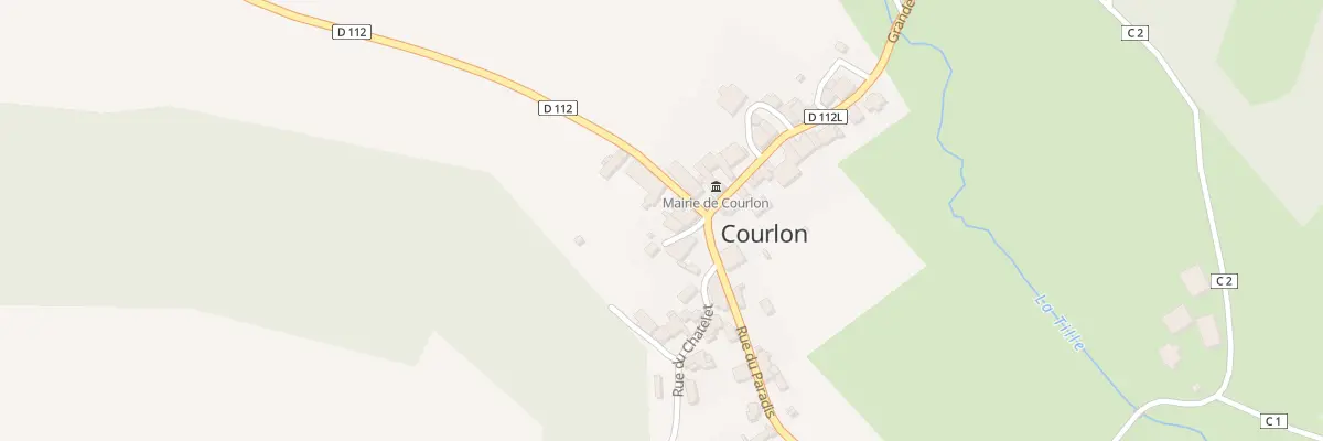 Plan du 4 Imp du Lavoir à Courlon