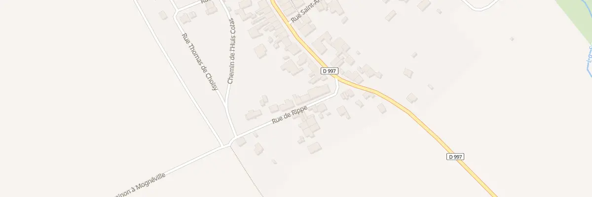 Plan du 6 Rue de Rippe à Mognéville