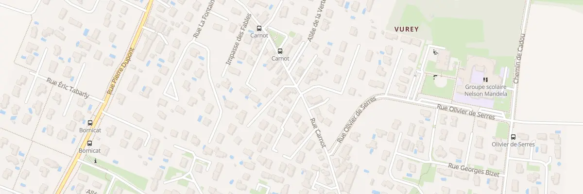Plan du 22 Rue Carnot à Genas