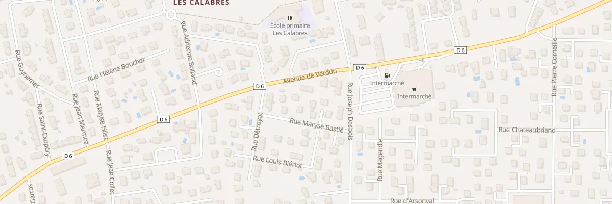 Plan du 3 Rue Maryse Bastié à Meyzieu