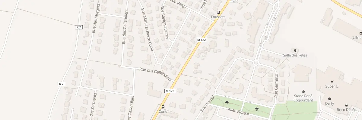 Plan du 100B Rue de Marsannay à Chenôve