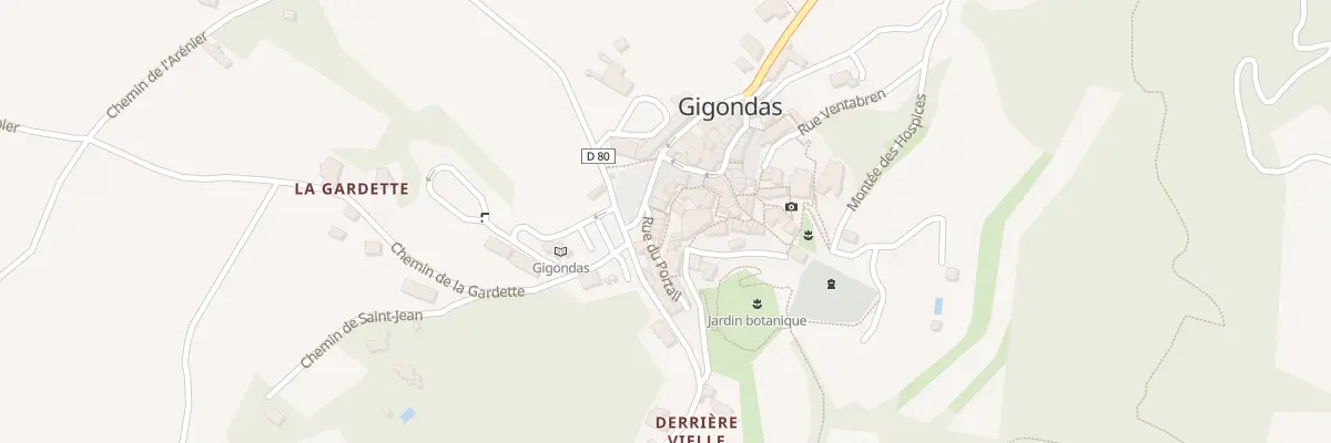 Plan du 5316 Le Village à Gigondas