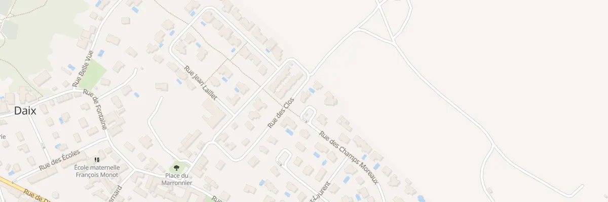 Plan du 34 Rue des Champs Moreaux à Daix