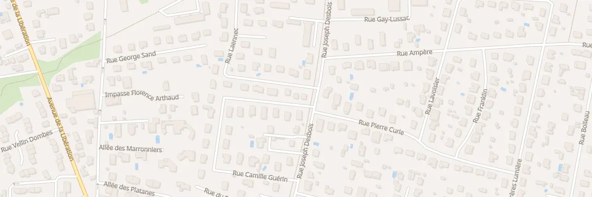 Plan du 59B Rue Joseph Desbois à Meyzieu