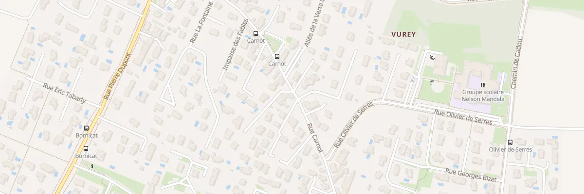 Plan du 20 Rue Carnot à Genas