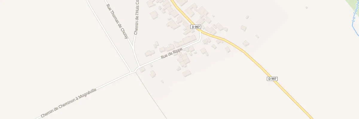 Plan du 11 Rue de Rippe à Mognéville
