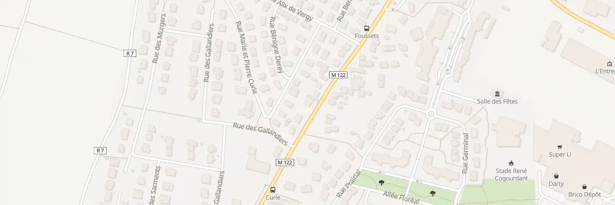 Plan du 100 Rue de Marsannay à Chenôve