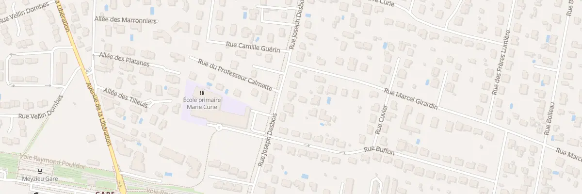 Plan du 40 Rue Joseph Desbois à Meyzieu