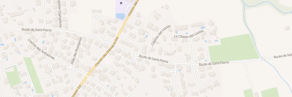 Plan du 75 Rte de Saint Pierre à Valréas