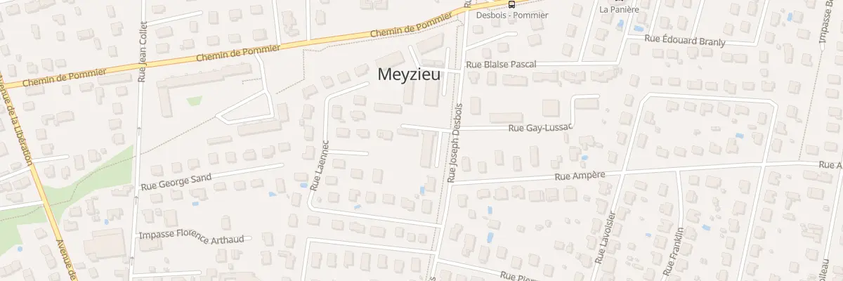 Plan du 65 Rue Joseph Desbois à Meyzieu