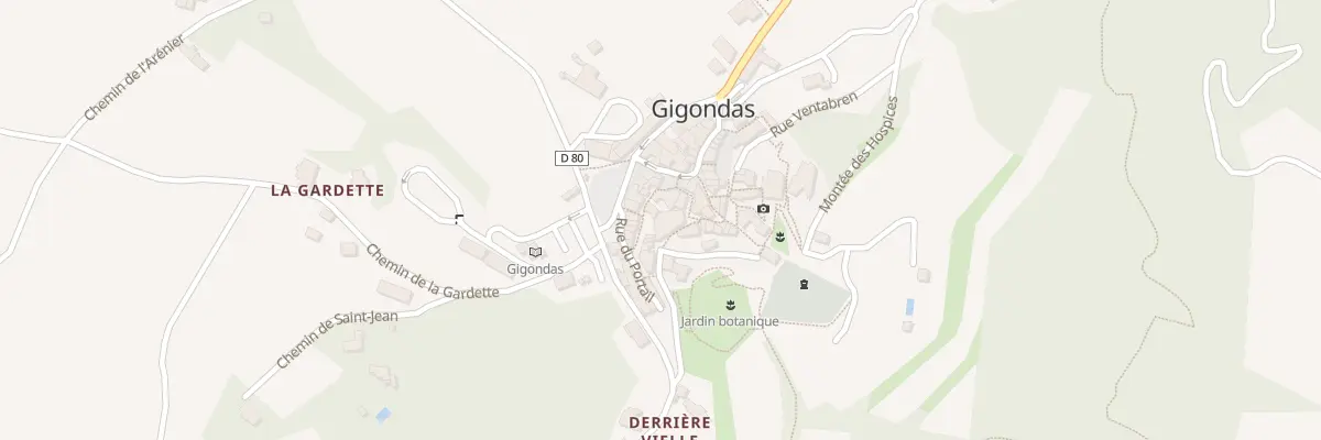 Plan du 5138 Le Village à Gigondas