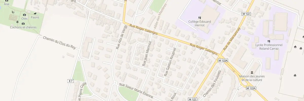 Plan du 42 Rue Jean Mermoz à Chenôve