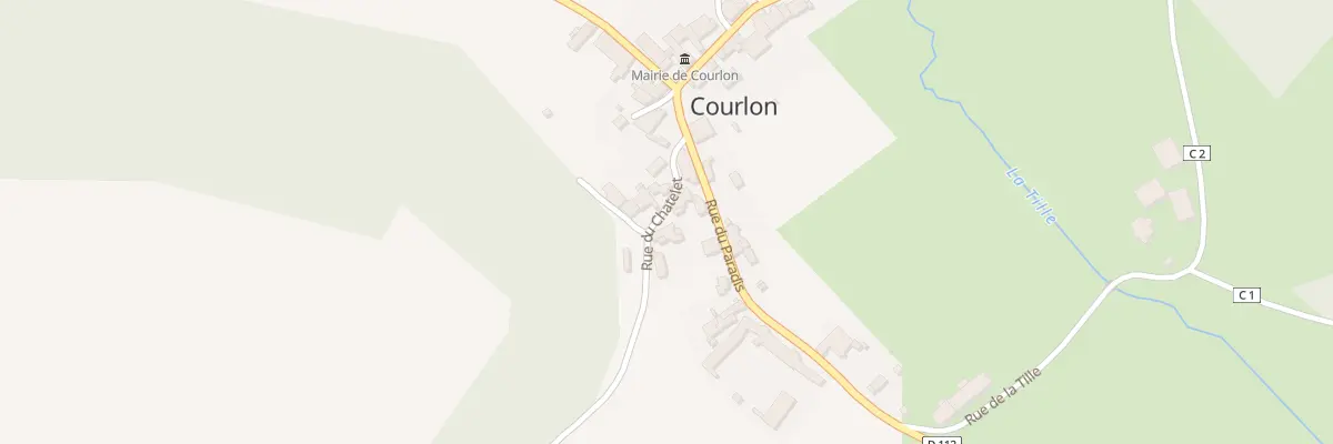 Plan du 3 Rue du Chatelet à Courlon