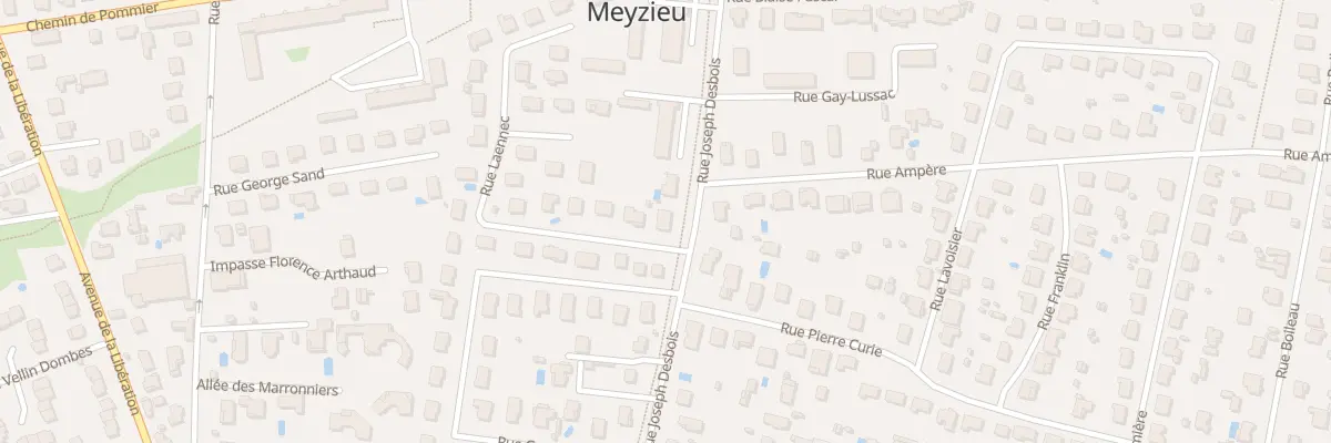 Plan du 61 Rue Joseph Desbois à Meyzieu