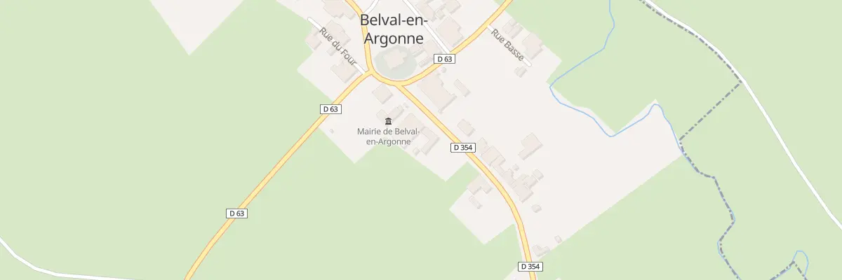 Plan du 5050 Le Village à Belval-en-Argonne
