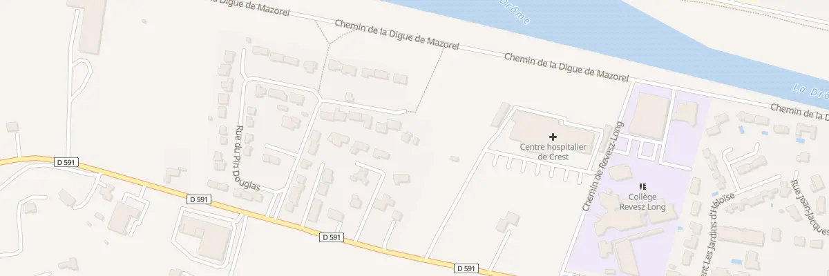 Plan du 9130 Mazorel-Nord à Crest